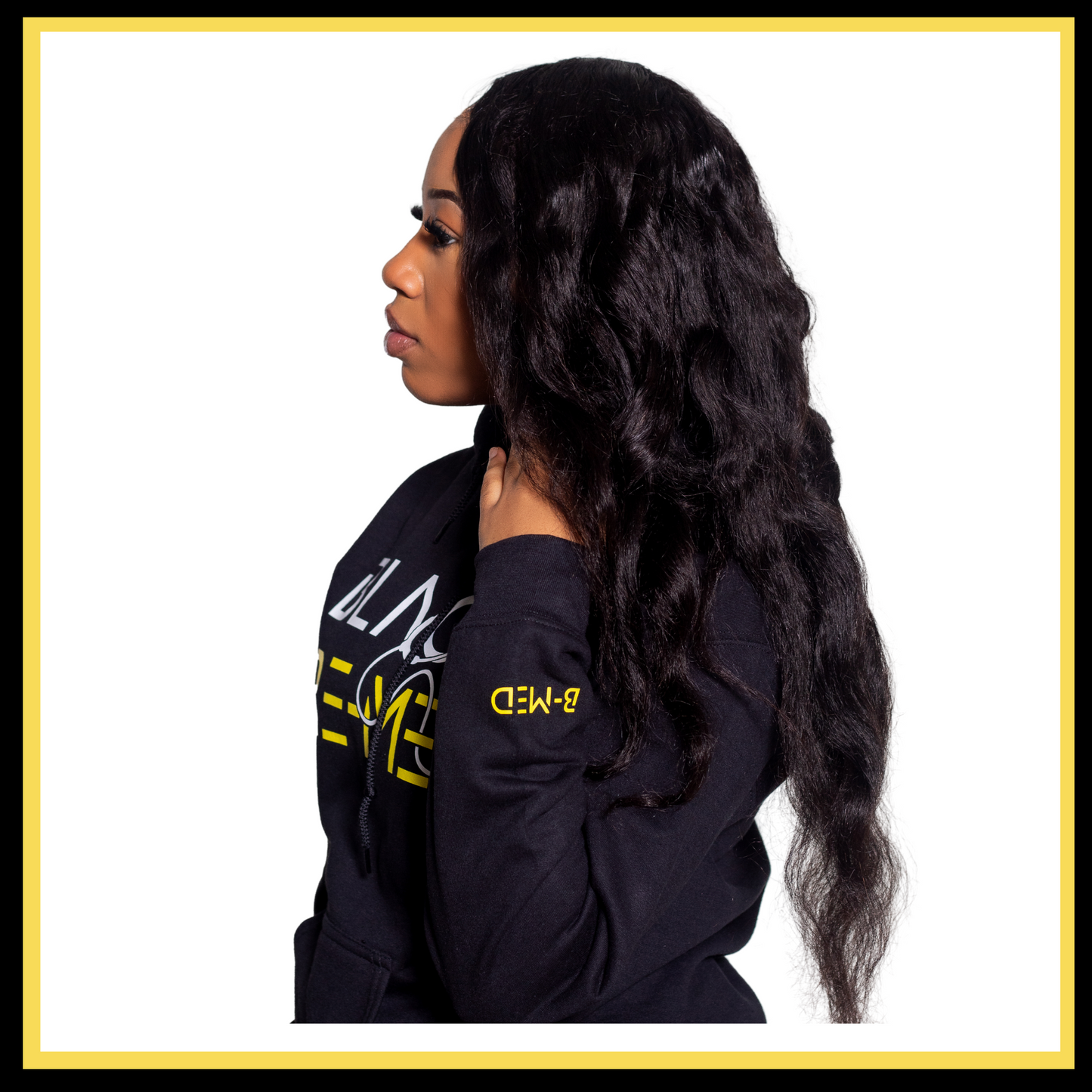 B-MED Black Pre-Med Hoodie-Black