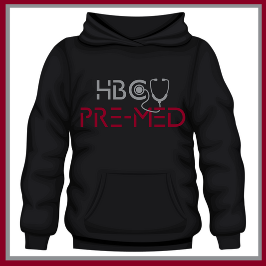 NCCU HBCU Pre-med Hoodie - Black