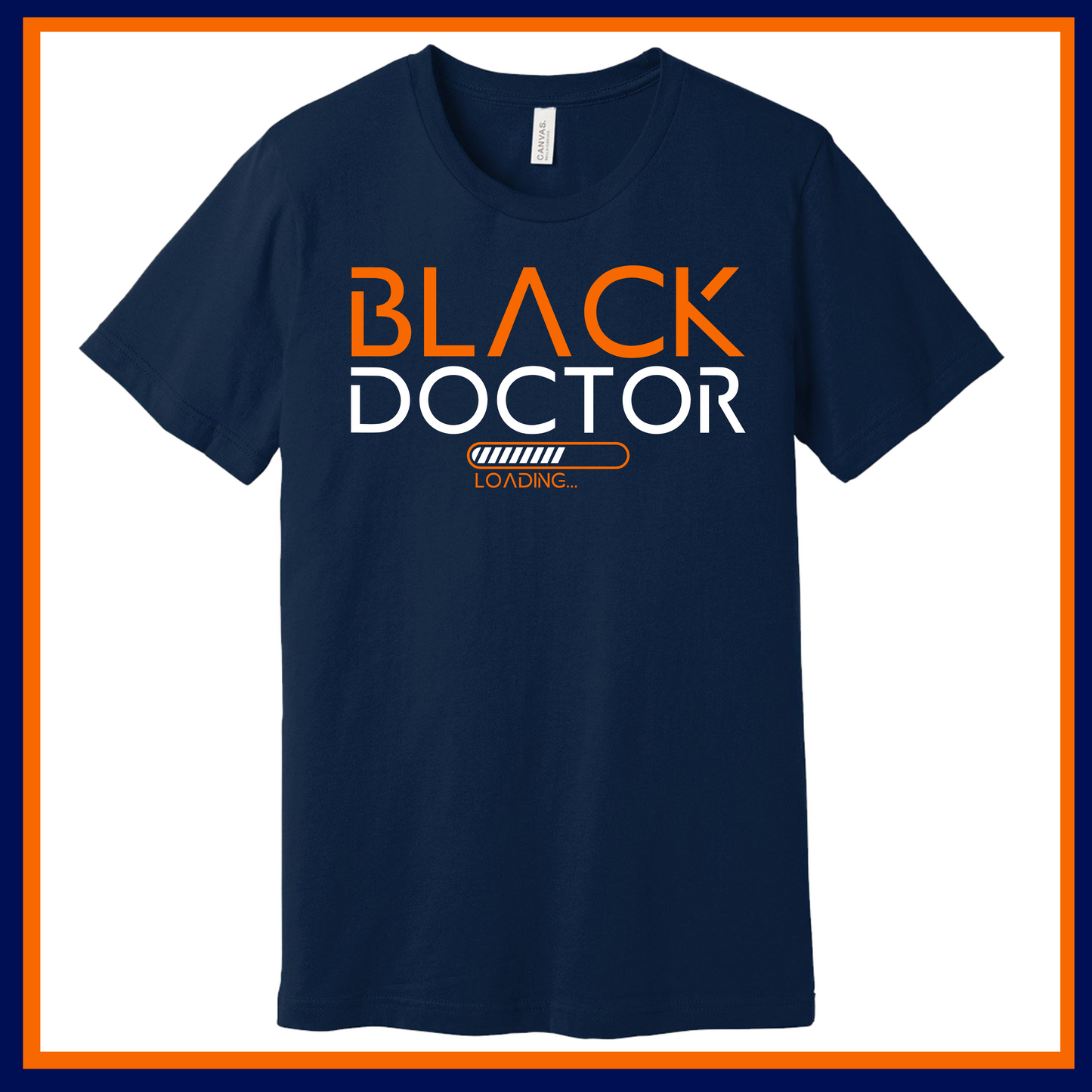 Syracuse Black Doctor Loading T-shirt – Blue