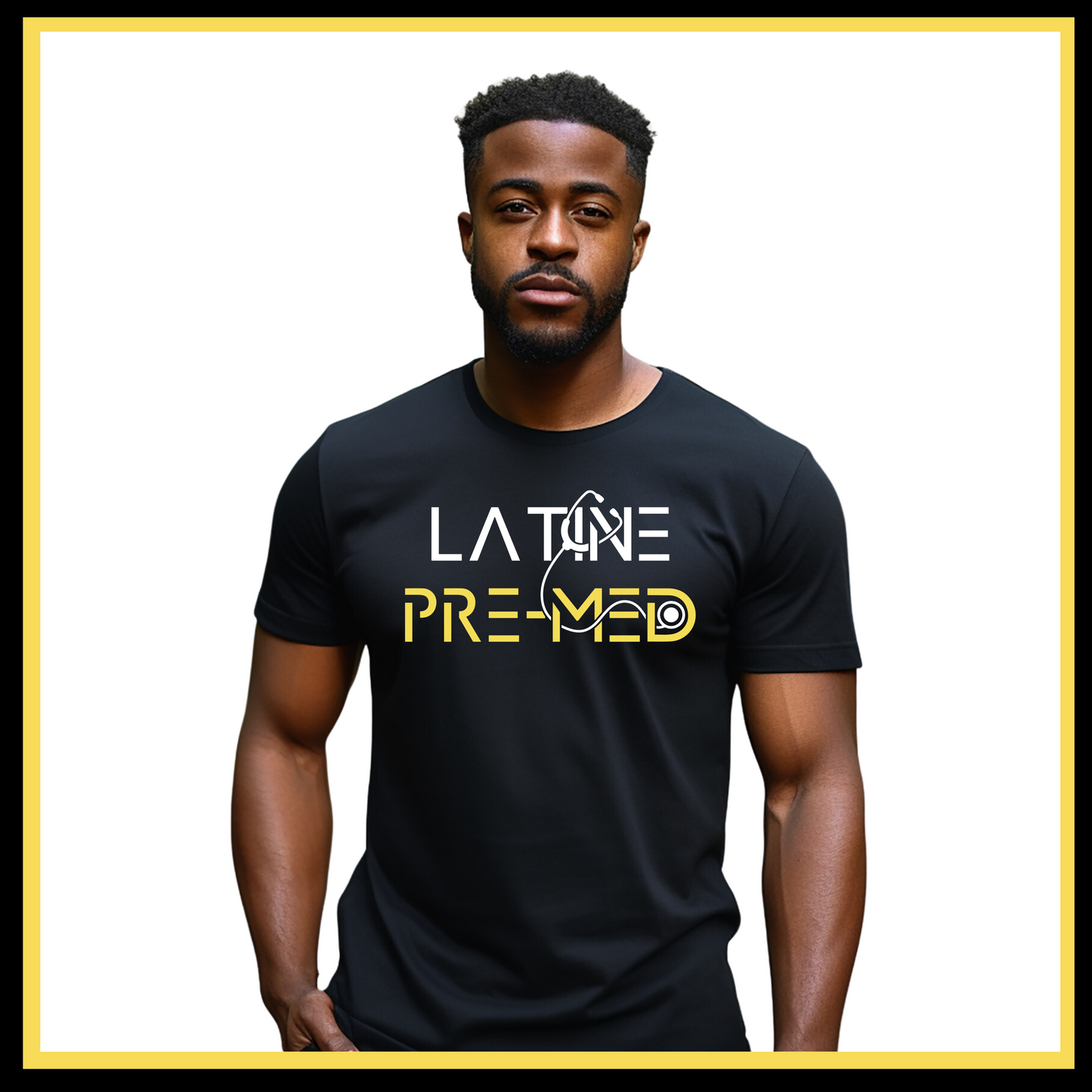 B-MED Latine Pre-Med T-shirt -Black