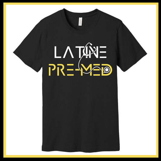 B-MED Latine Pre-Med T-shirt -Black