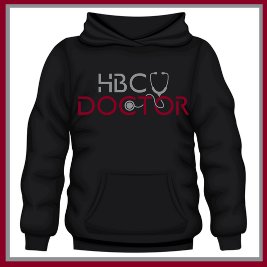 NCCU HBCU Doctor Hoodie – Black