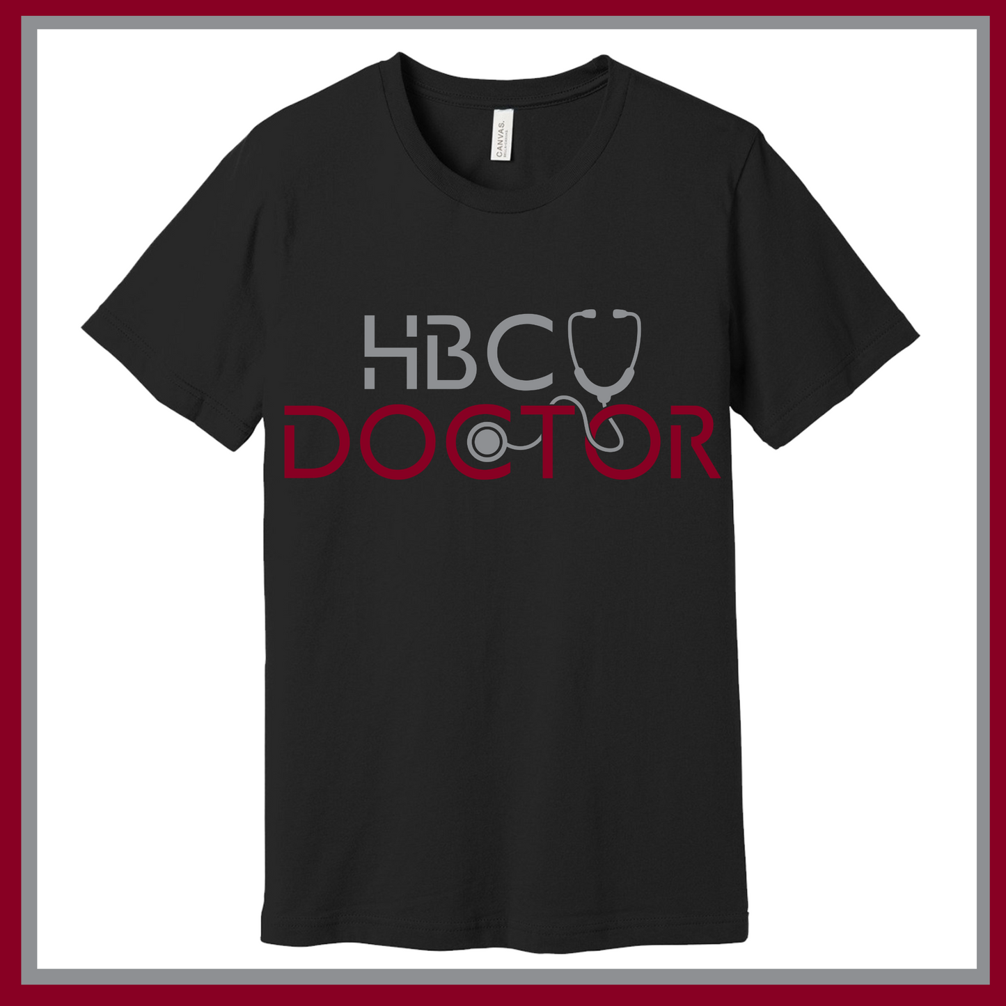 NCCU HBCU Doctor T-Shirt - Black