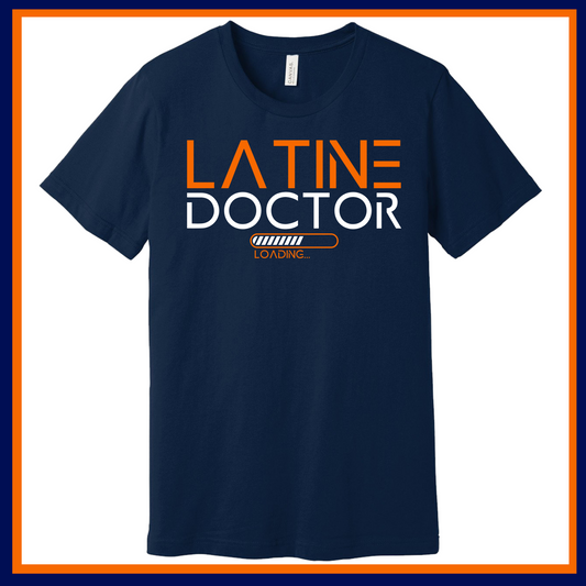 Syracuse Latine Doctor Loading T-shirt – Blue