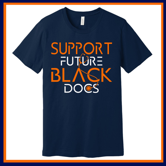 Syracuse Support Future Black Doctor T-shirt – Blue
