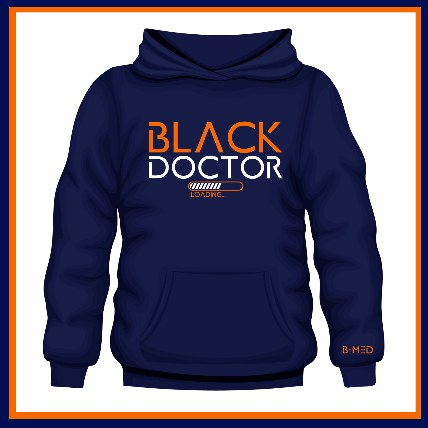 Syracuse Black Doctor Loading Hoodie - Blue