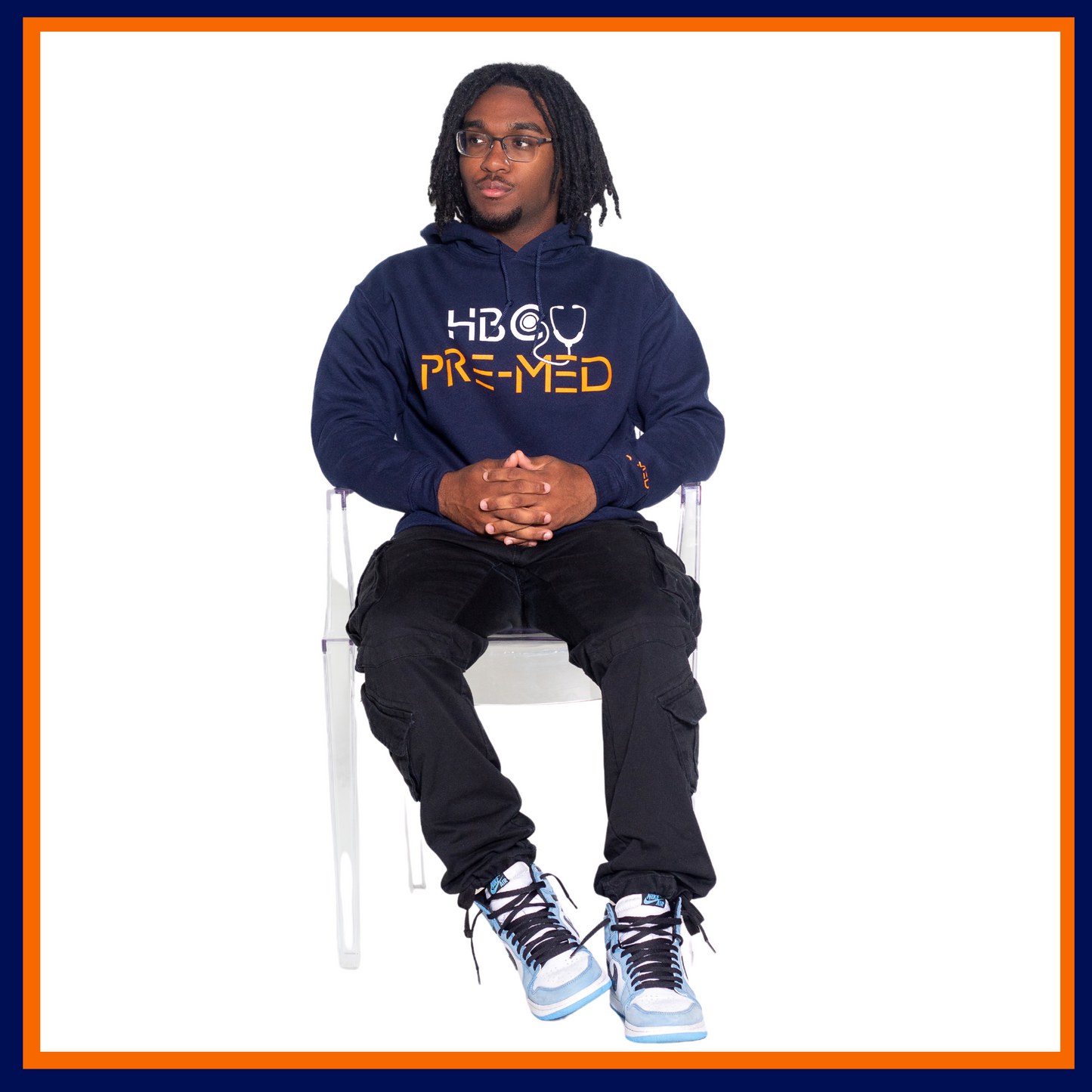 Syracuse HBCU Pre-med Hoodie – Blue