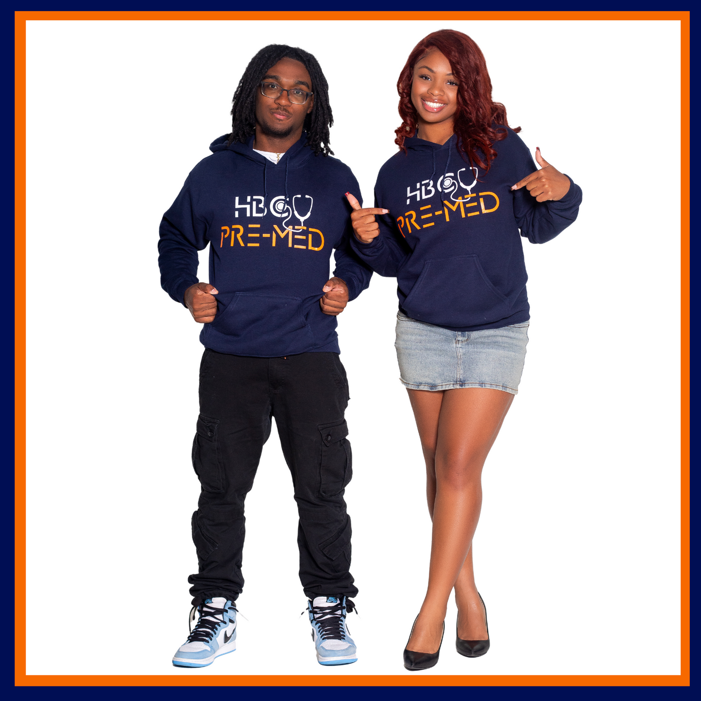 Syracuse HBCU Pre-med Hoodie – Blue